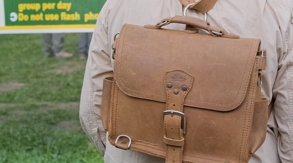 Photographer’s Satchel with Gorillas – Saddleback Leather Co.